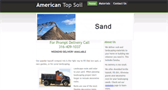 Desktop Screenshot of americantopsoilwichita.com